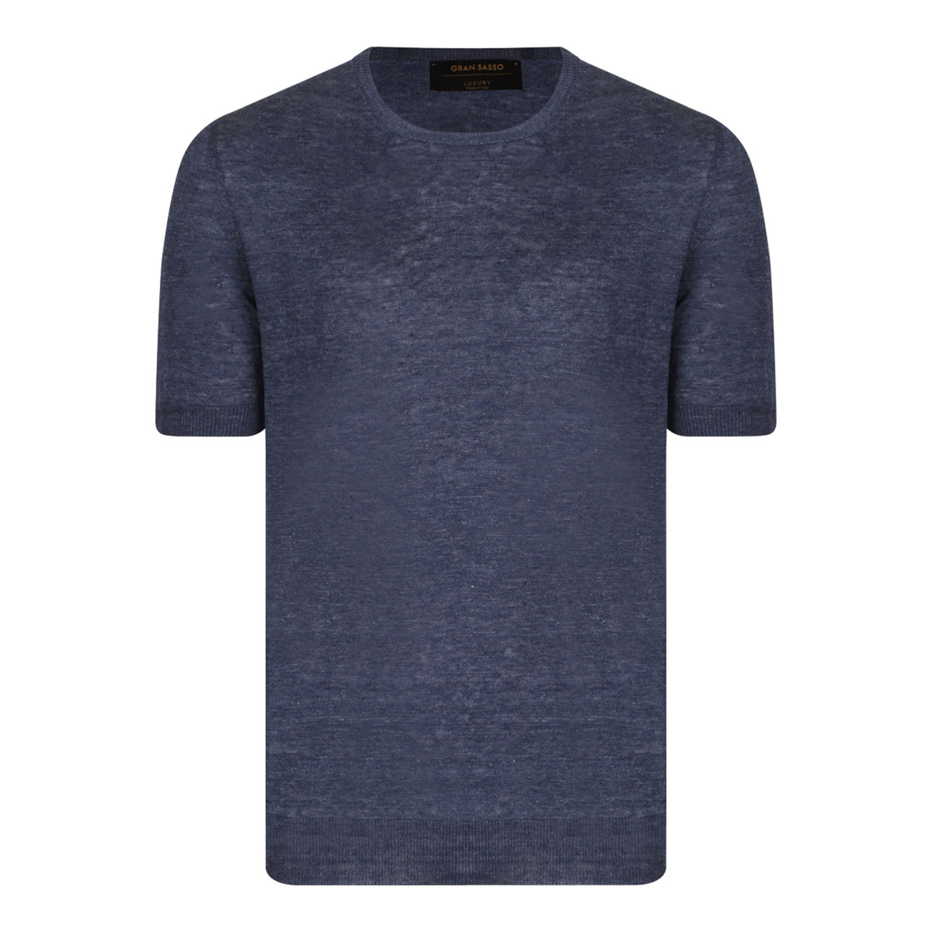 블루 KNITWEAR 티셔츠